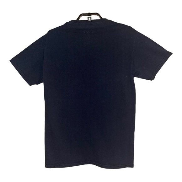 DOM Lets Get Weird Cat T-Shirt Small Black Graphic Psychadelic Multicolor Casual - Picture 3 of 8